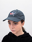 Бейсболка AMERICAN NEEDLE арт. 40742A-CBJ Columbus Blue Jackets Blue Line NHL (темно-синий)